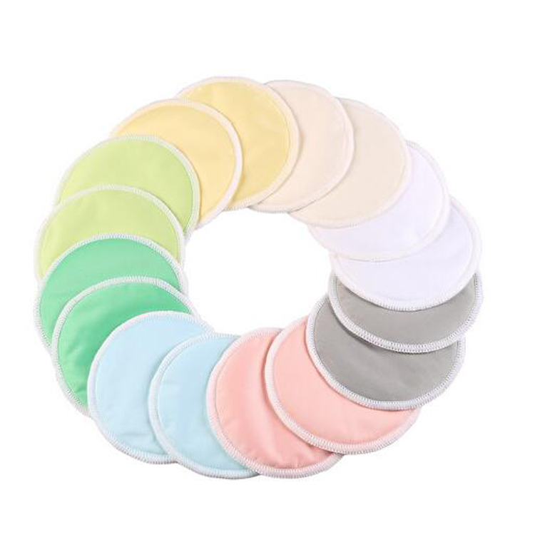 Anti spillage pad set Breathable washable bamboo fiber skin-friendly nursing pad for pregnant mothers