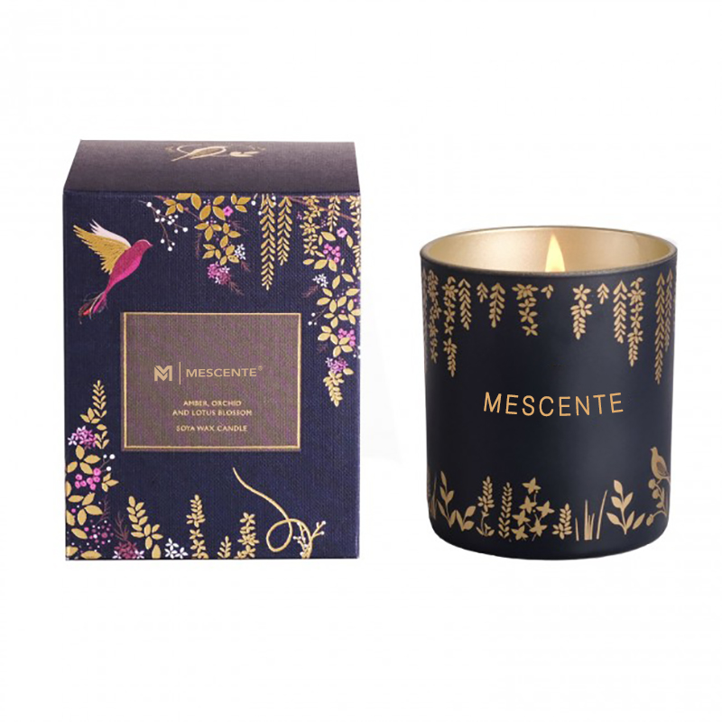 M & Scent, индивидуальная Личная этикетка, персонализированные черные деревянные фитильные свечи, ароматизированные Роскошные с кристаллами