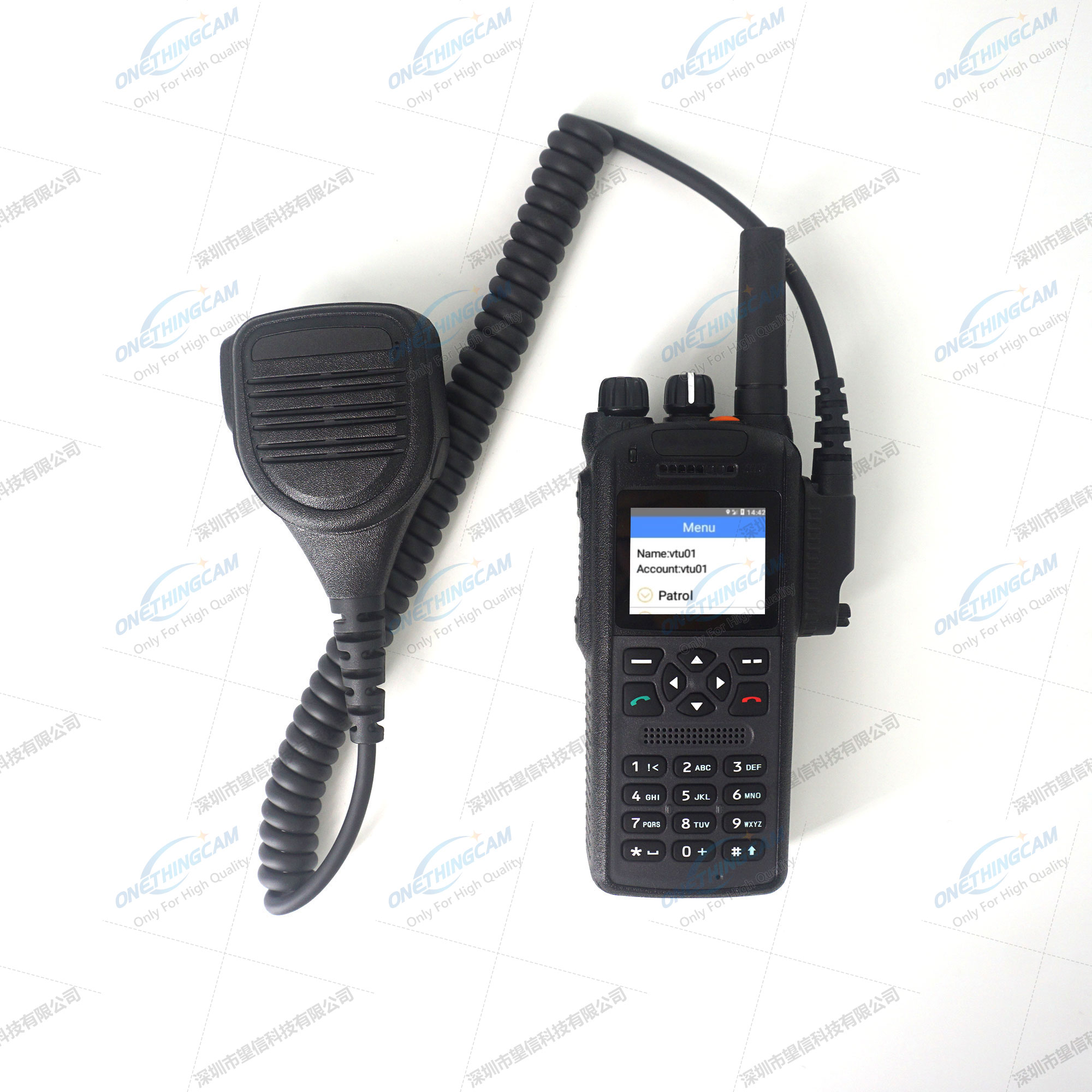 4G LTE 200 км android zello Real PTT sim-карта рация WiFi с литий-полимерным аккумулятором 4000 мАч и GPS