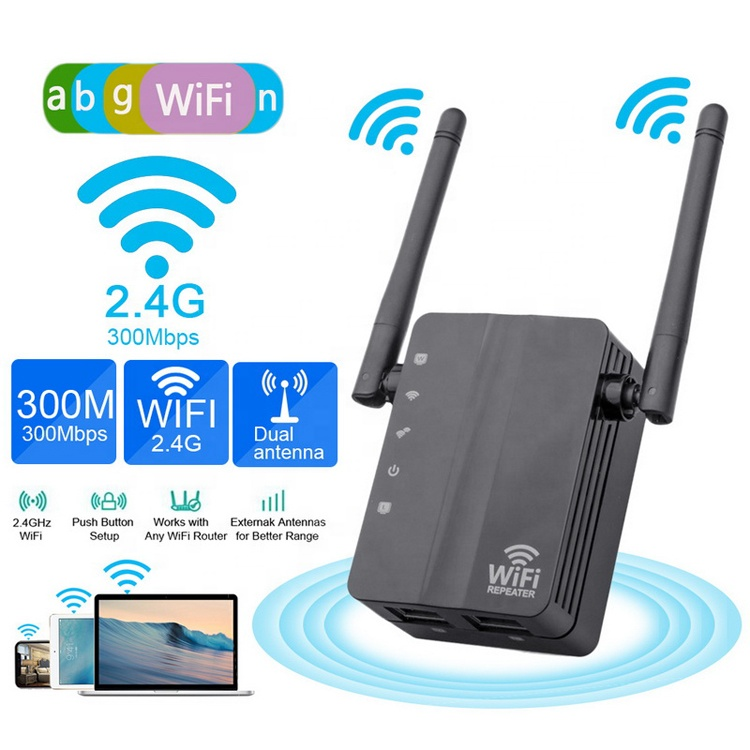 Водонепроницаемость 30 метров Wi-Fi 300 Мбит/с мобильного телефона на большое расстояние беспроводной усилитель сигнала Wi-Fi ретранслятор