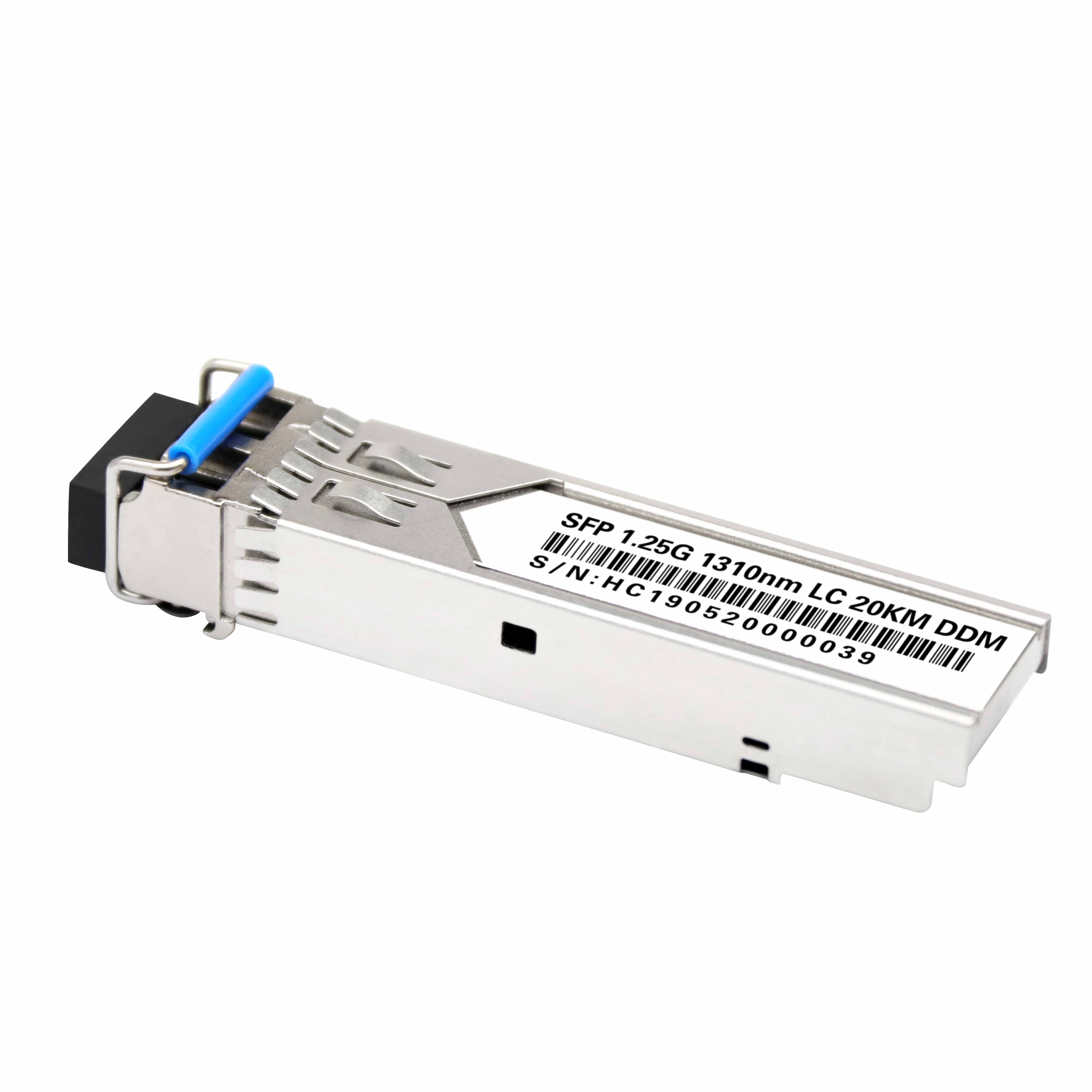 1,25G SFP волоконно-оптический модуль приемопередатчика нм 20 км волоконно-оптическое оборудование волоконно-оптический модуль