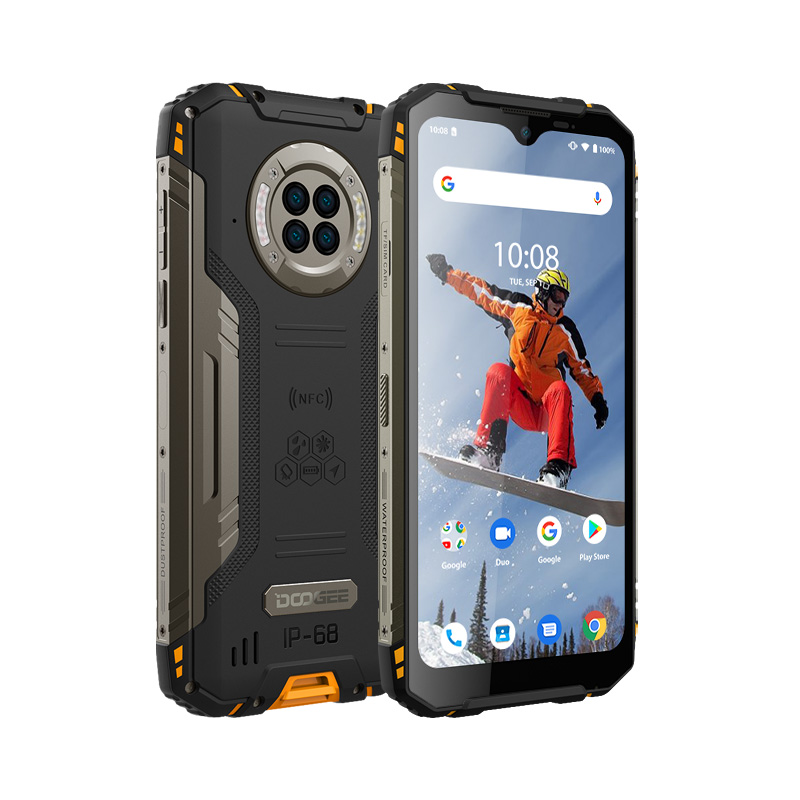 IP68 DOOGEE S96 Pro Новый прочный мобильный телефон 6,22 дюймов Notch экран 6350 мАч Helio G90 Octa Core 8 ГБ 128 48MP + 8MP Android Q