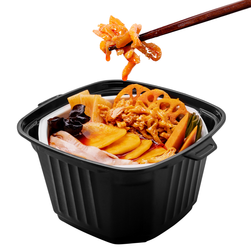 Китайский острый кислый вкус Yummy, азиатские закуски, горячие ленивые Самонагревающиеся маленькие горячие горшки
