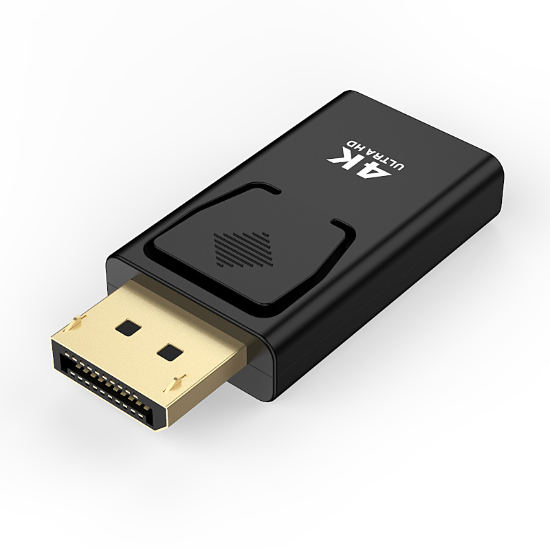 Позолоченный переходник-переходник со штекера на гнездо HDMI 4K DP на разъем HDMI