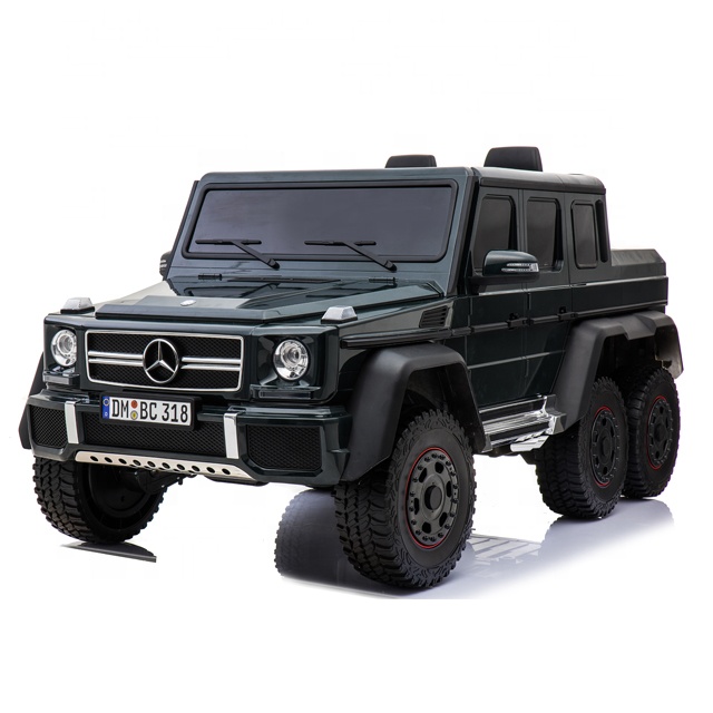 Лицензированный автомобиль mercedes 6X6 на колесах для больших детей, электрический автомобиль на батарейках для детей, 12 В, машинка для катания, большой автомобиль, игрушки для детей для вождения