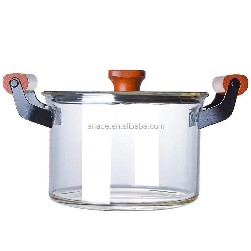Кастрюли Pyrex для пекарни, мини-набор из боросиликатного стекла, кастрюля маленького размера, прямоугольная, со стеклянной крышкой