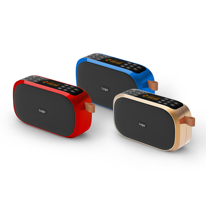 FM-радио, Bluetooth-колонка, портативный USB-накопитель для пожилых людей, аудиовход, колонка, Домашний Персональный динамик, музыкальный mp3-плеер