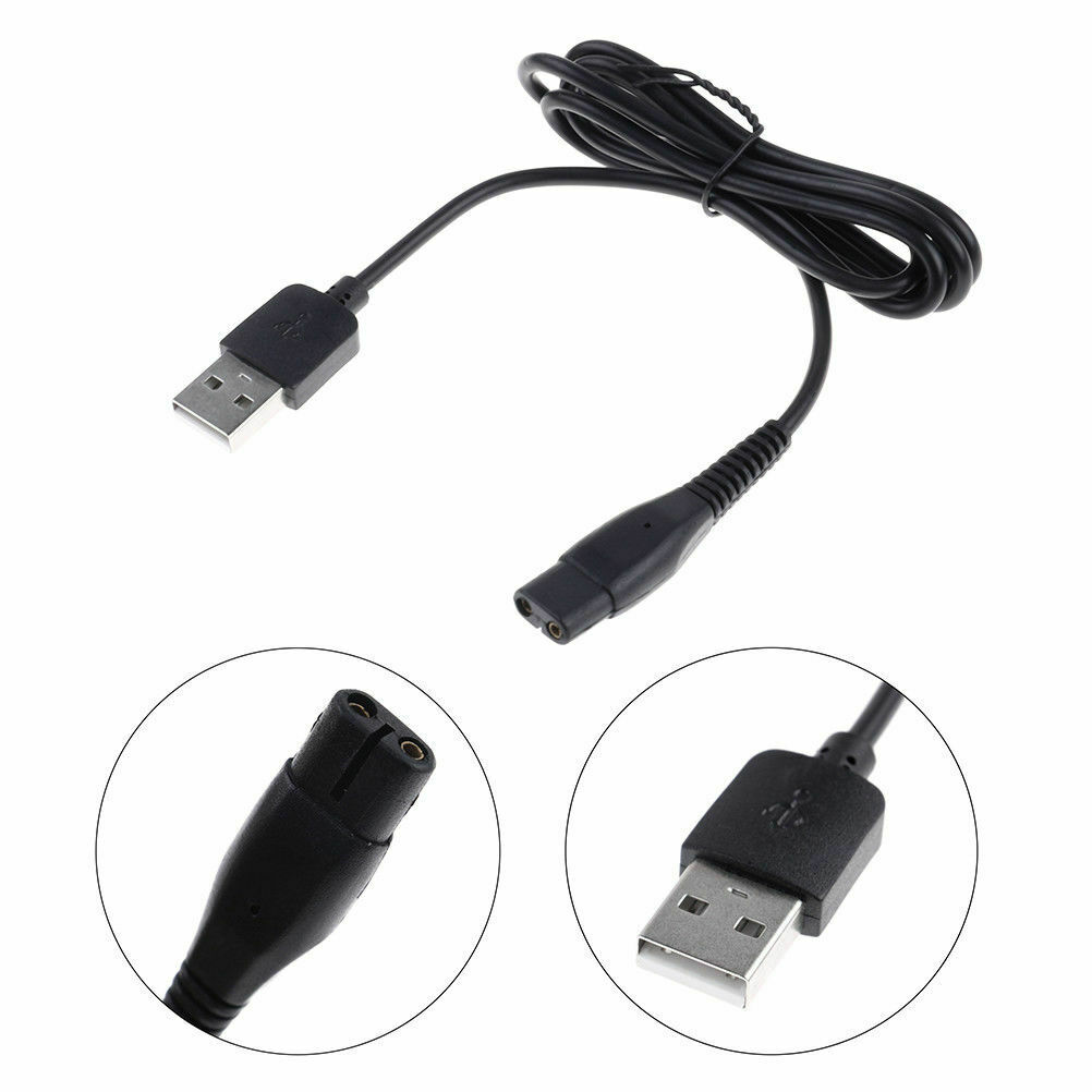 Зарядный USB-кабель для бритвы 5 В, адаптер для электрической бритвы, зарядное устройство
