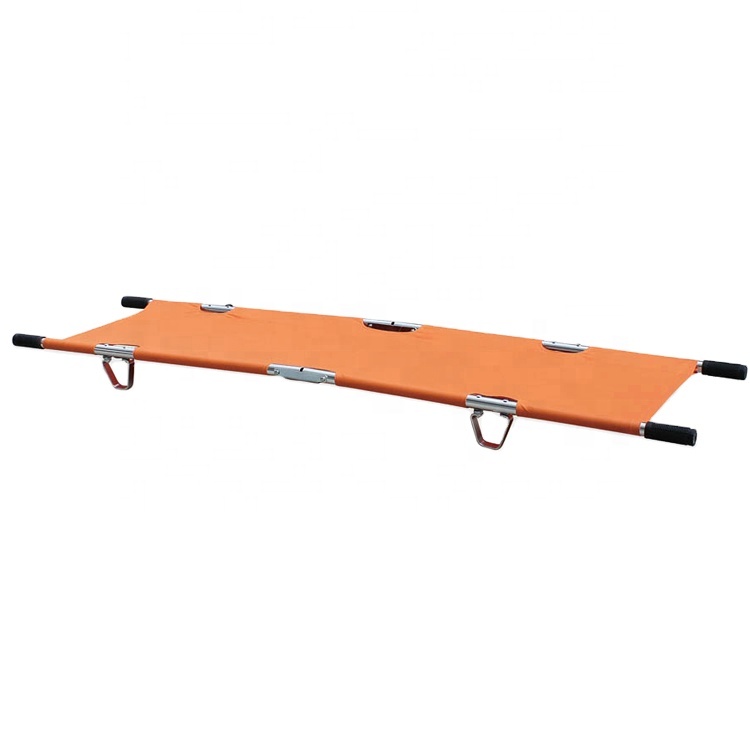 professional light aluminium hospital use folding ambulance stretcher