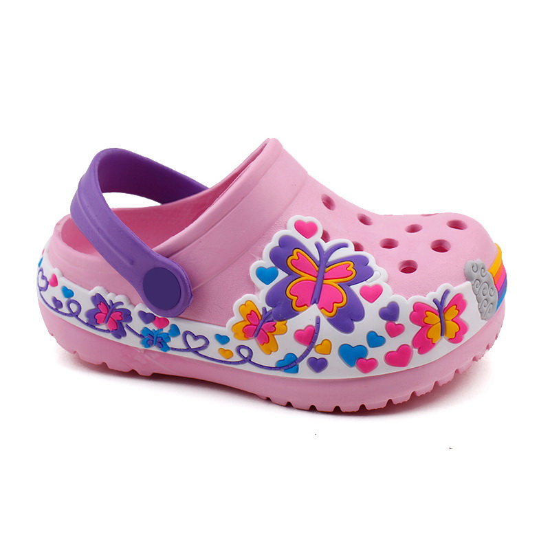 New Beach Summer Children High Quality Garden Shoes Sabots Kids Cartoon clogs 2021