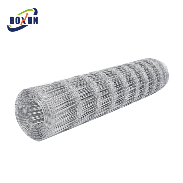 Farm cattle fence barbed wire breeding fence with prairie farm fence net braided net