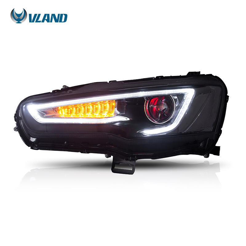VLAND Светодиодные фары фара sequentail демон глаза 2008-2017 Для Galant/Lancer Fortis хэтчбек lancer направленного типа с вращающейся головой