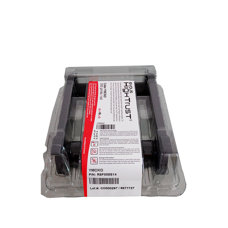Evolis YMCKO Ribbon R5F008S14 R5F008S140 цветная лента 300 изображений для принтера карт Primacy Zenius Elypso