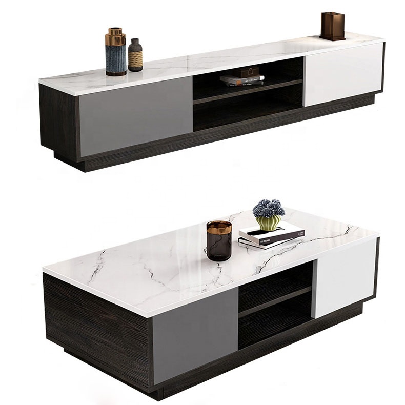 Nordic style TV Stand And Table Set TV Stand Luxury Modern TV Stand Furniture For Living Room