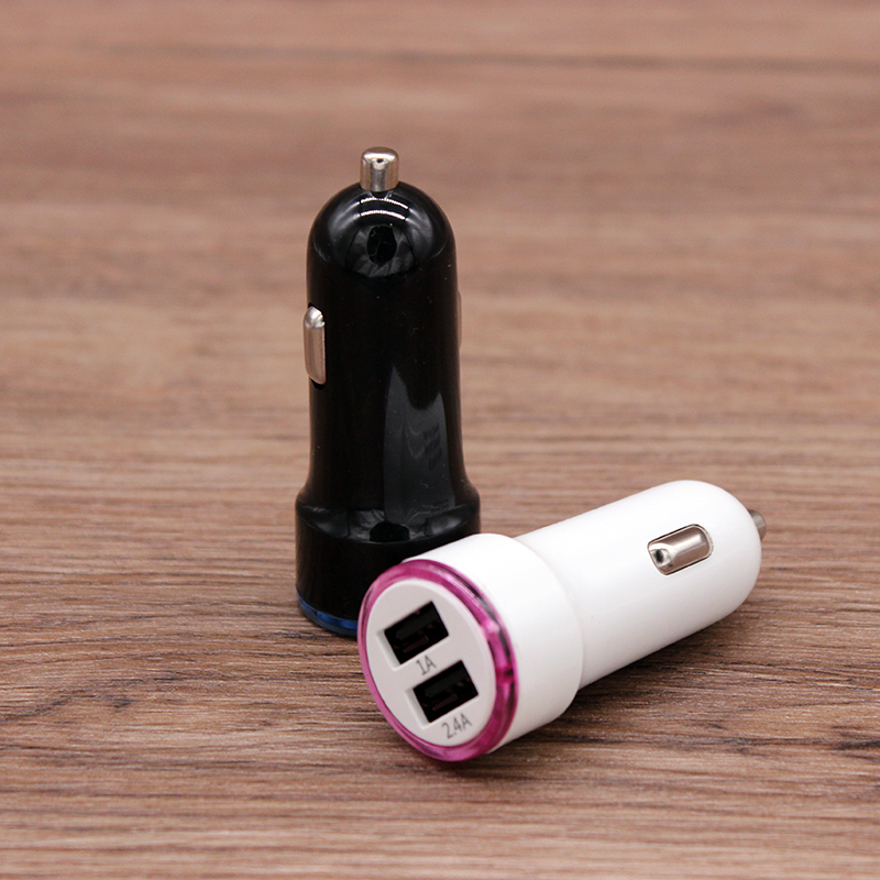 Universal mobile charger dual port usb car charger