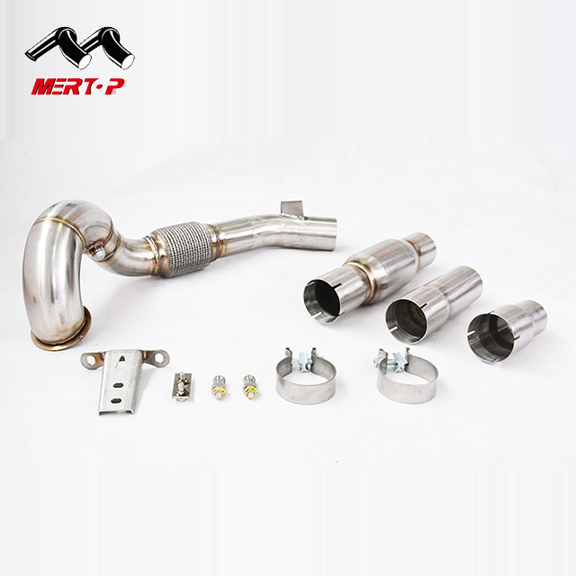 MERTOP RACE 4,0 ''Go lf MK7 MK7.5 GT * I / Seat Leon Cupra 5F/RS 5E TFSI / A3 1,8 T 2,0 T 200cell Sport Catted Downpipe