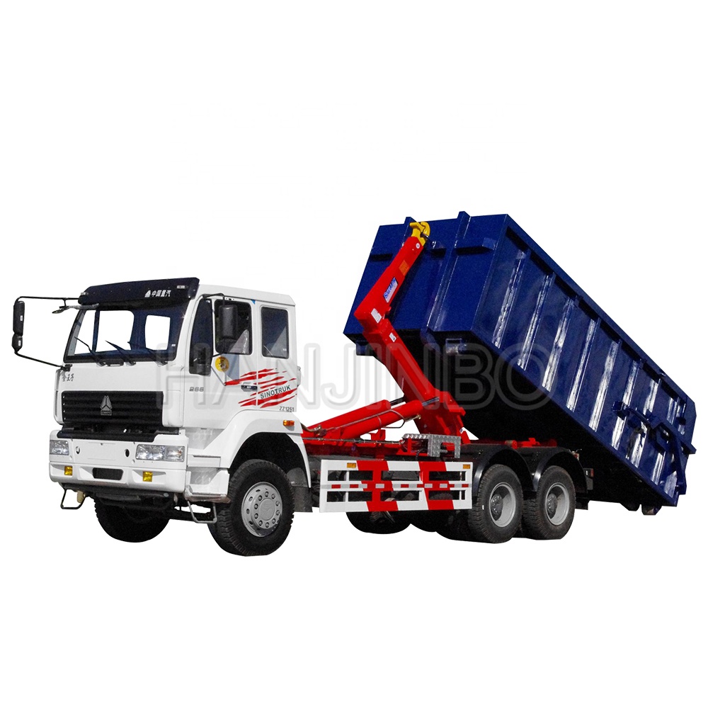 HOWO 6x4 20cbm крюк Лифт мусоровоз для продажи
