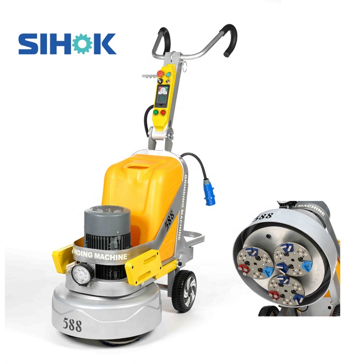 SIHOK 550 мм 270 кг Планетарная бетонная напольная шлифовальная машина для полировки мрамора (SHCG-588)