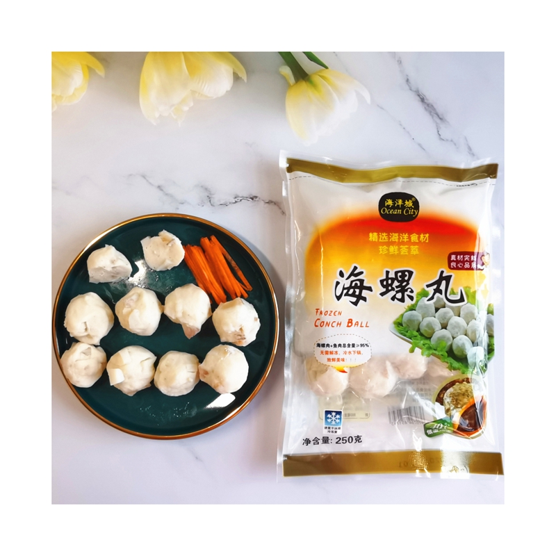 Китайский профессиональный производитель, вкусный мяч для замороженного хранения, раковины, рыбы