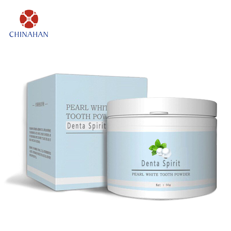 OEM mint flavor 50g teeth whitening tooth powder