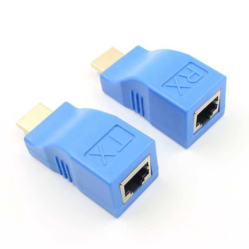 Xput 4K HDMI удлинитель передатчик и приемник HDMI 1,4 30 м удлинитель для RJ45 CAT5E CAT6 Ethernet LAN конвертер