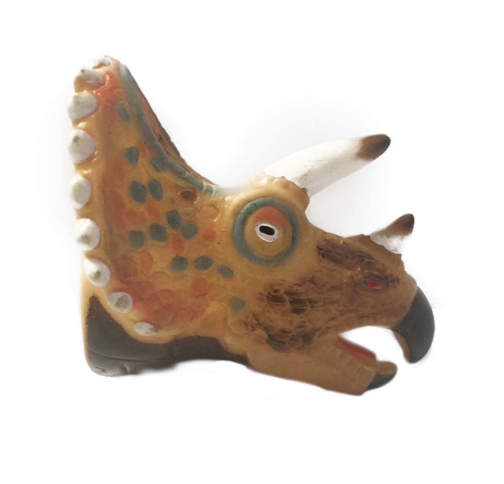 Wholesales rubber dinosaur monster finger puppets toy for kids bed time