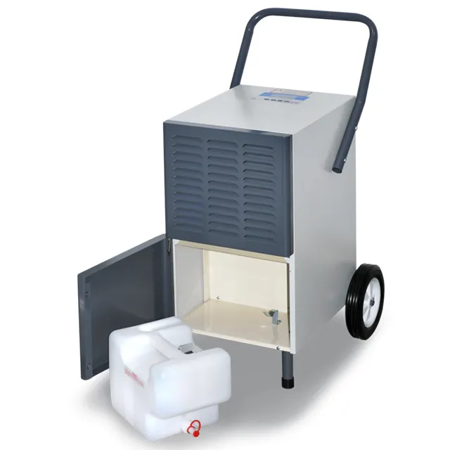 EU standard 55L/D commercial dehumidifie rprice with big wheels and handle