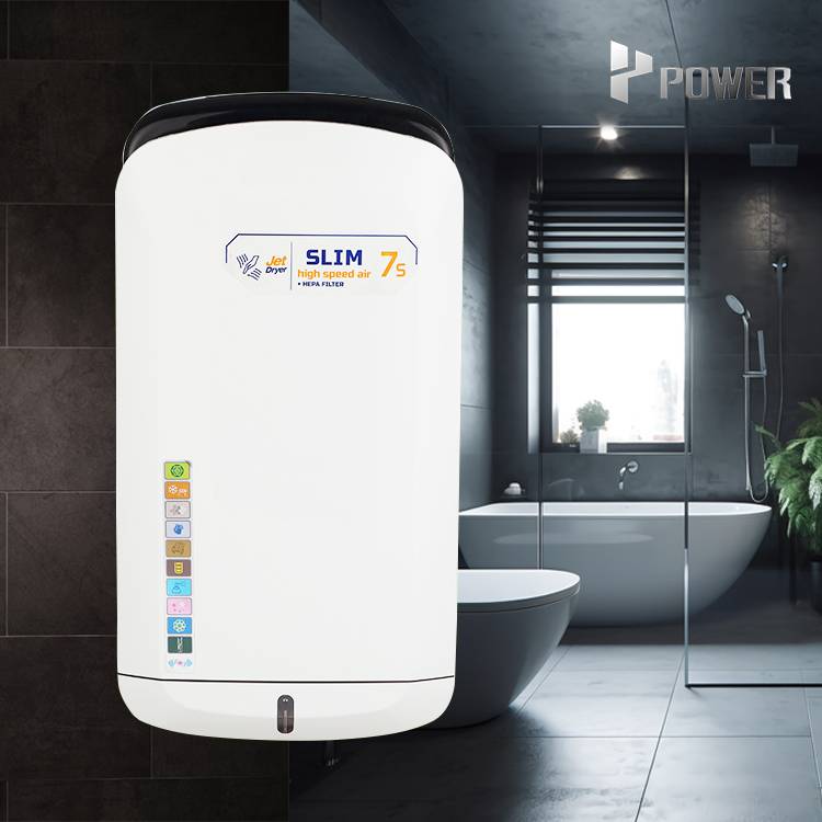 Factory made jet electric automatic hand dryer high speed Wall Mounted Brushed Motor BATHROOM DESIGN Hand dryer