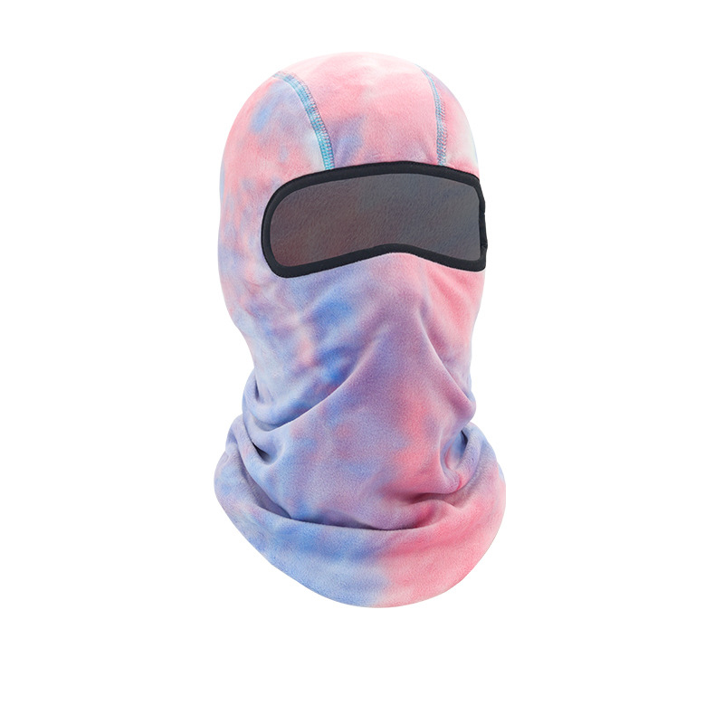 Новая Балаклава Tie Dye ветрозащитная теплая сохраняющая тепло зимняя спортивная велосипедная маска для лица
