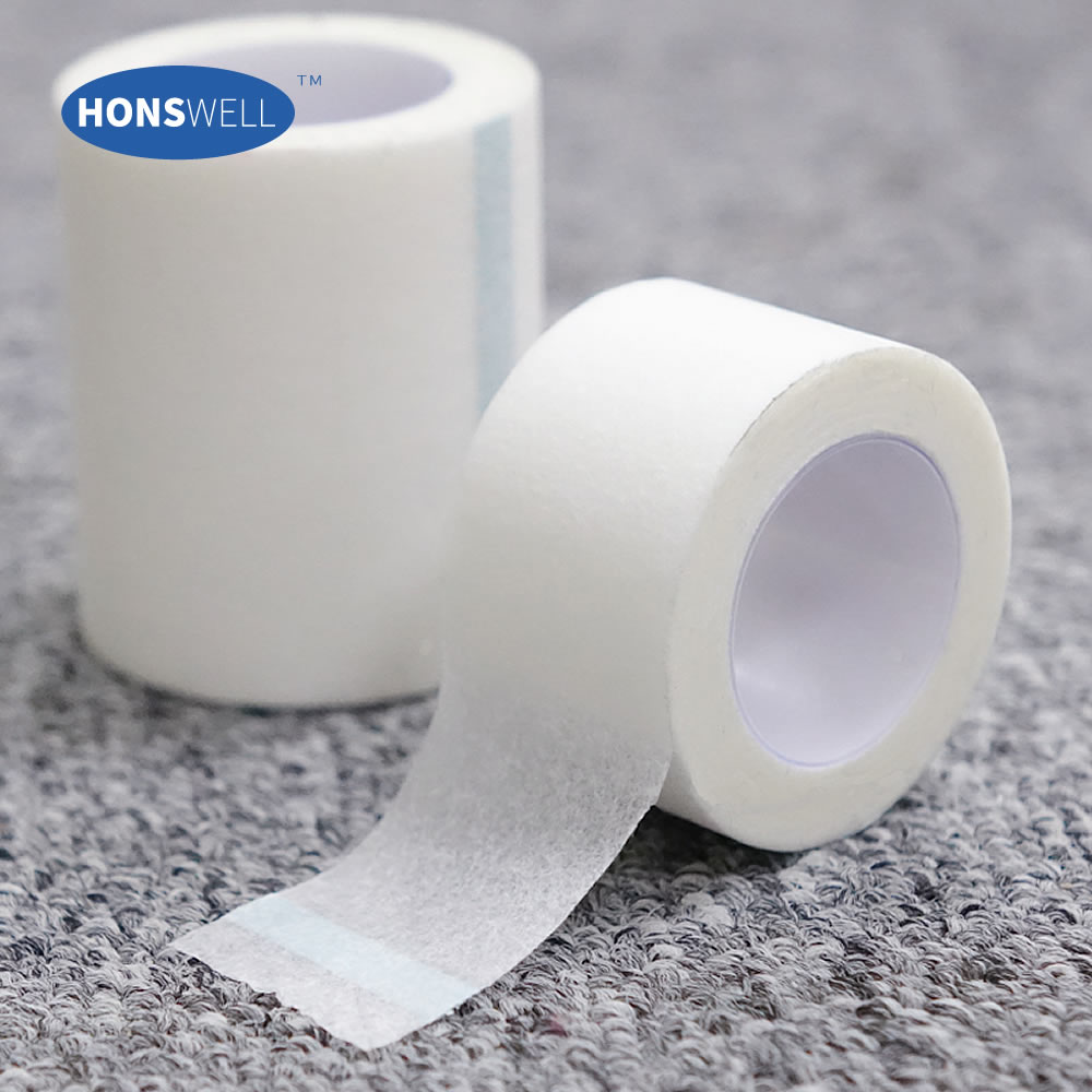 Medical non woven tape for surgical use medical sports tape round