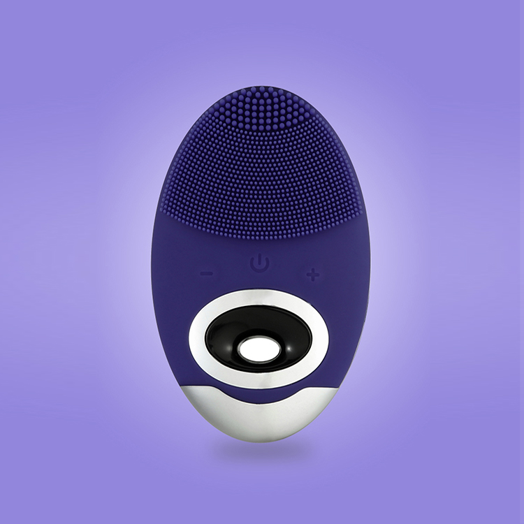 Силиконовый массажер для лица, ультразвуковая щетка для чистки лица, USB