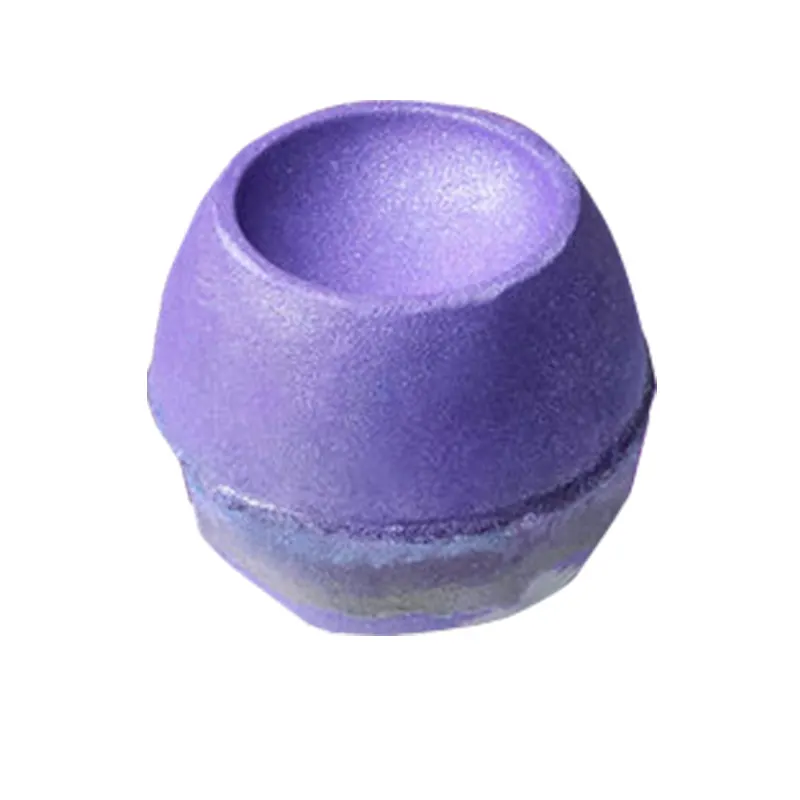 Professional OEM ODM Luxury Natural Plant Purple Essential Oil Bath Bomb lushing bubble basin bath bombs set