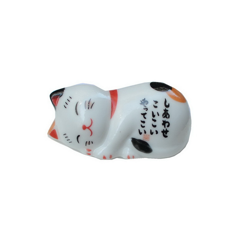 Креативный керамический держатель для столовых приборов Lucky Cat, подставка для ложки, вилки, домашний декор, подарок, японская посуда, держатели для палочек