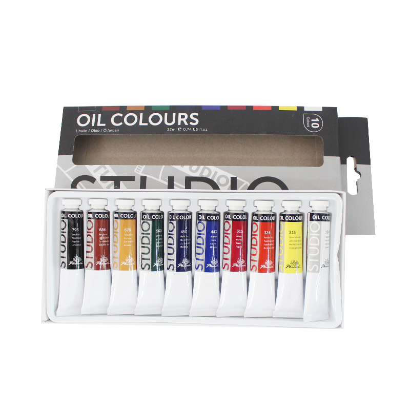 10 color 12ml studio Phoenix Oil Colour Paint set for Artists