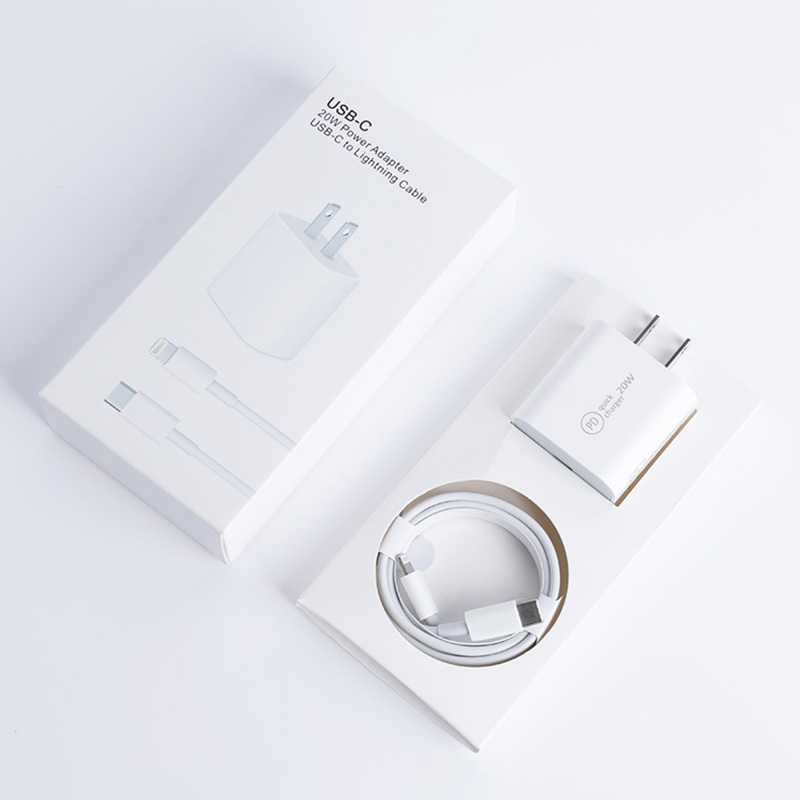 Mobile Phone PD USB C to L data cable Fast Charging PD 20w Adapter for iphone 11 pro max iphone 12