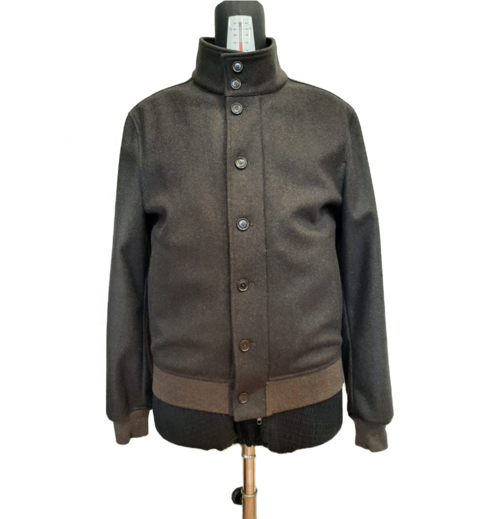 Made in Italy wool winter blouson jacket for men