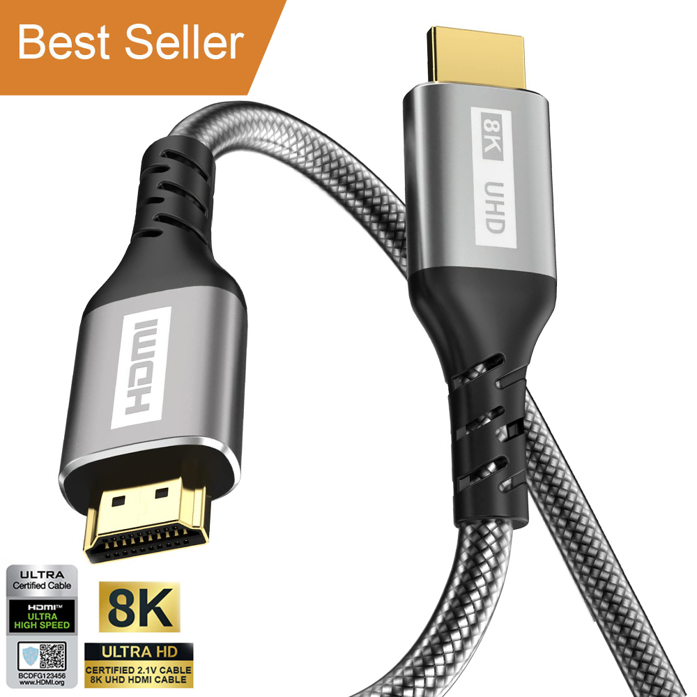 8K HDMI kable 3.3ft штекер-штекер Hdmi кабель 4K @ 120Hz 8K @ 60Hz 3d hdr 48gps 8k hdmi кабель