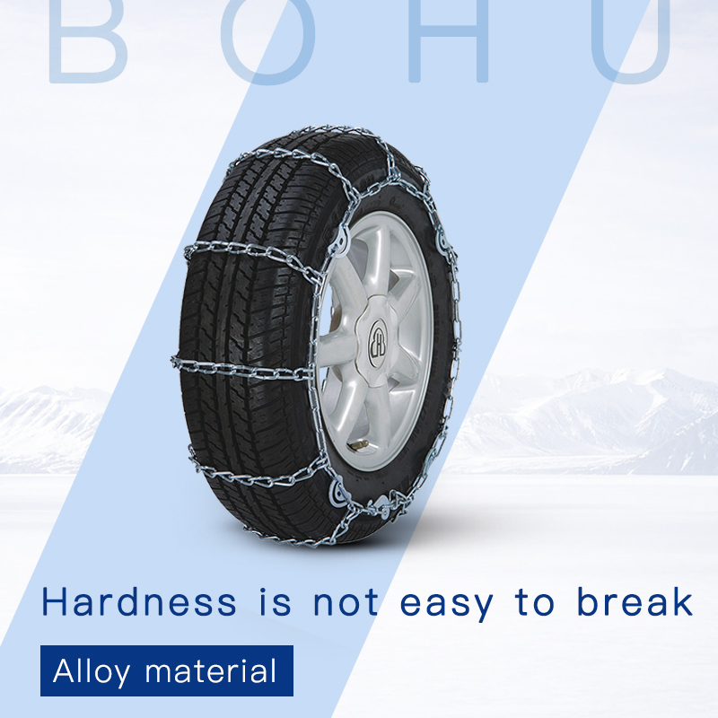 Высококачественные автомобильные снежные цепи BOHU для легковых автомобильных шин, снежные ленты, цепь для шин
