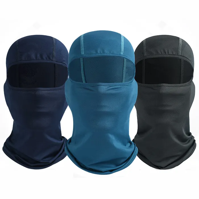 Custom Breathable helmet face cover custom logo anti dust washable reusable skull face bandana