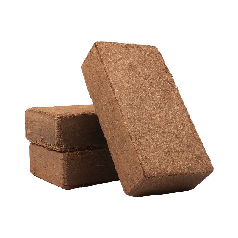 Coconut shell brick nutrient soil organic flowers and vegetables succulent plant compressed coconut Bran cultivation substrate