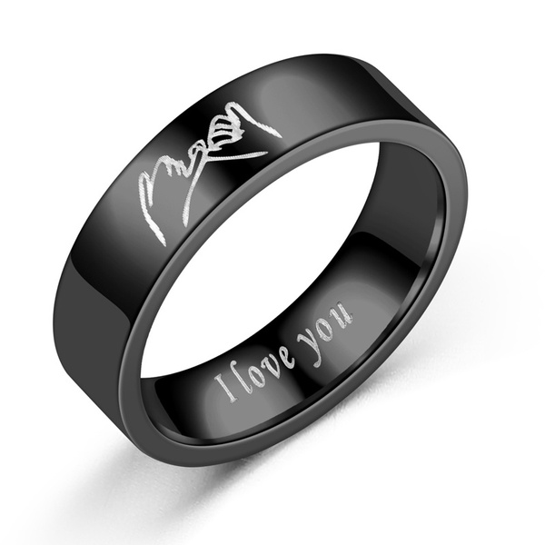 Inspire jewelry 2021New Fashion Hand In Hand Wedding Rings for Women Men Band Promise Ring Female Jewelry
