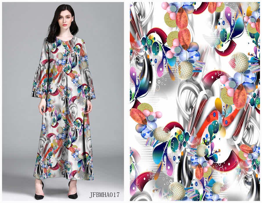 textile online viscose-fabric-rolls woven viscose satin digital fabrics wholesale