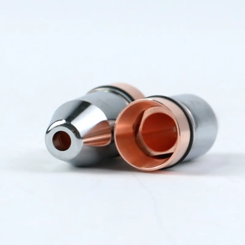 2021 New Bullet Nozzles Double Layer Caliber 0.8-4.0mm Bullet Copper Spray Nozzle For CINCINNATI Lasermech Fiber Cutting Machine