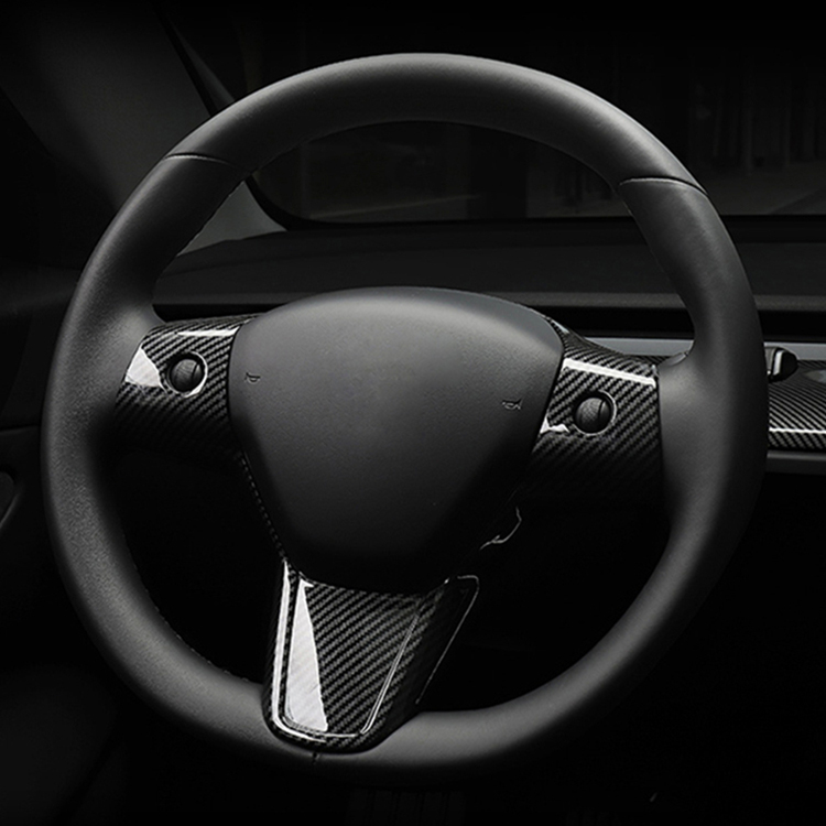 Накладка на руль из углеродного волокна для Tesla Model 3