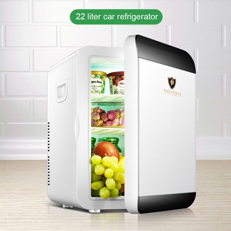 Supplier Direct Sales wholesale Small Volumn Reduce The Radiation white 22l Car Mini Fridge