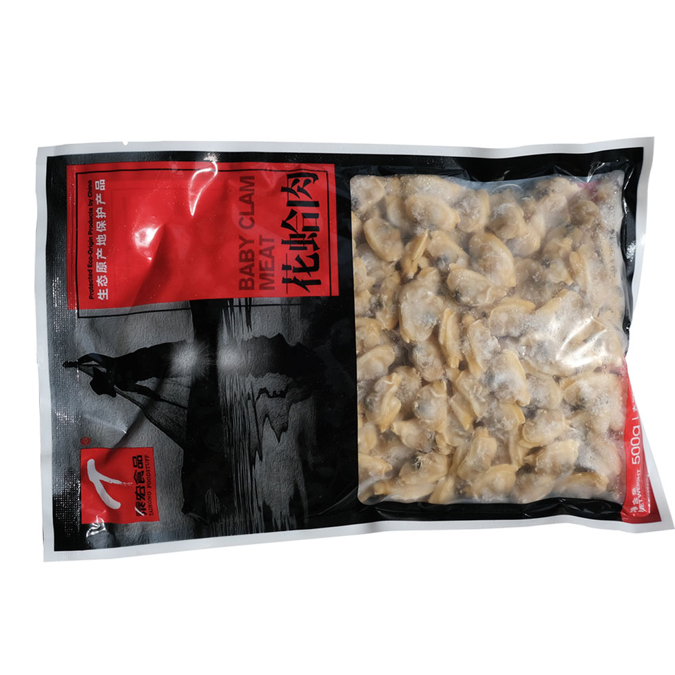 Good Tasty Hot Sale seafood transportation gift china frozen seafood baby clam meat