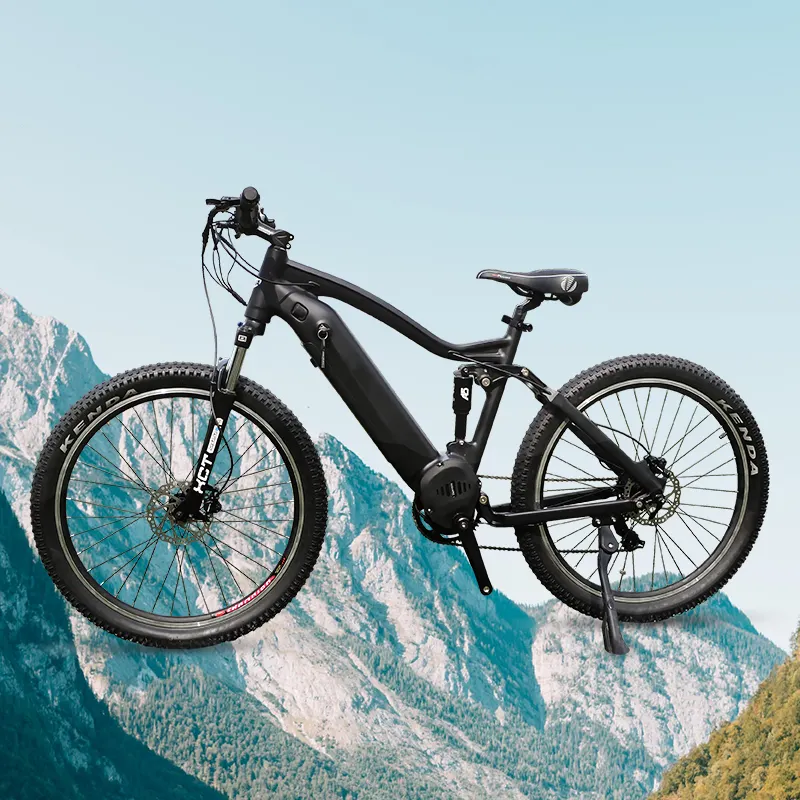 New Hot Sale 48V MTB full suspension ebike 1000W Cheap mid drive electric bike mountain bike