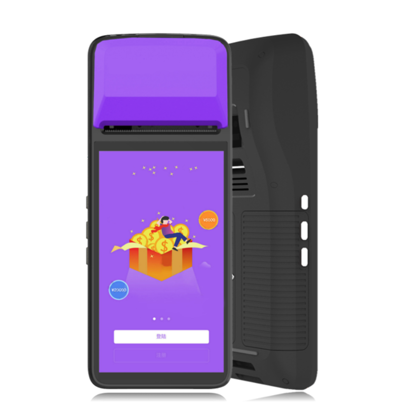 Самый дешевый портативный мини pos-терминал android с термопринтером 58 мм, камера 1D QR-код сканер