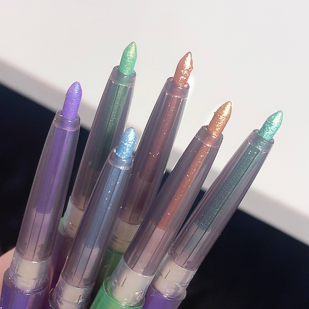 Wholesale Glitter Eyeliner Glue Waterproof Eye Liner Private Label Color Liquid Glitter Eyeliner For Eyes Makeup