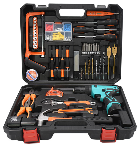 Feihu Power Drills Cordless Power Tools Combo Set with Other Power Tool Accessories
